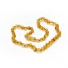 Teething necklace baroque amber beads honey