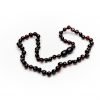Teething necklace baroque amber beads cherry