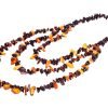 Amber necklace chips 3 strands 1