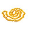 Amber necklace chips 90 cm honey