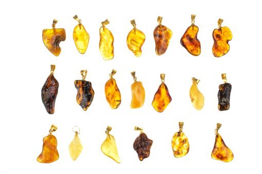 Amber pendants multi