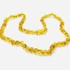 Amber necklace baroque honey