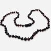 Amber necklace baroque cherry