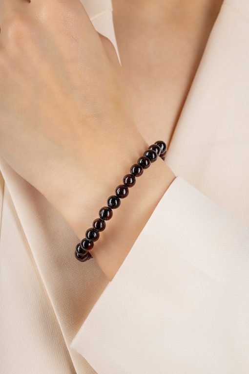 Amber bracelet baroque amber beads cherry 2