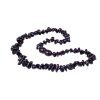 Amber necklace chips amber beads cherry