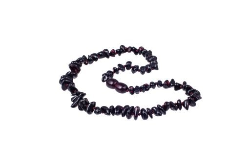 Amber necklace chips amber beads cherry