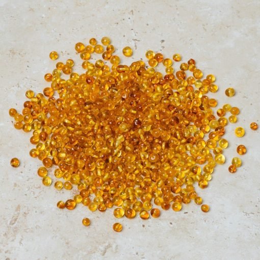 Amber beads baroque honey