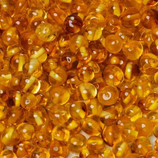 Amber beads baroque honey 1