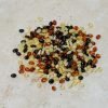 Amber beads oval multicolor