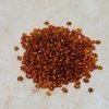 Amber beads oval light cognac