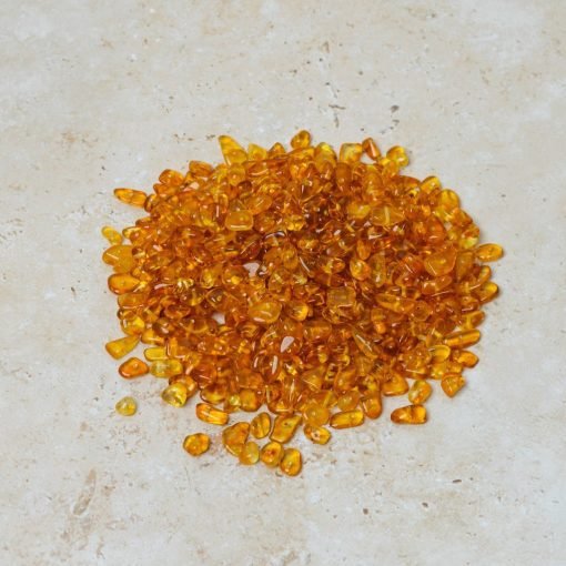 Amber beads chips honey
