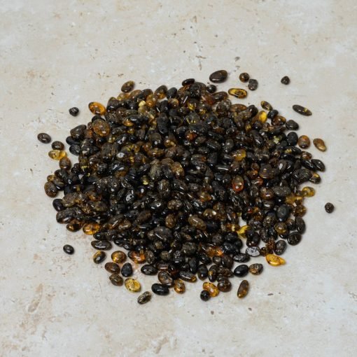 Amber beads chips green