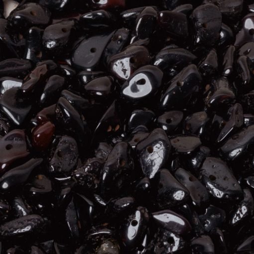 Amber beads chips cherry 1