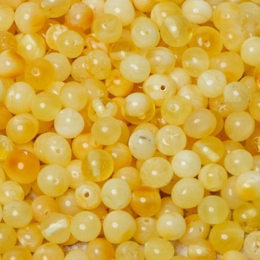 Amber beads baroque butter 1