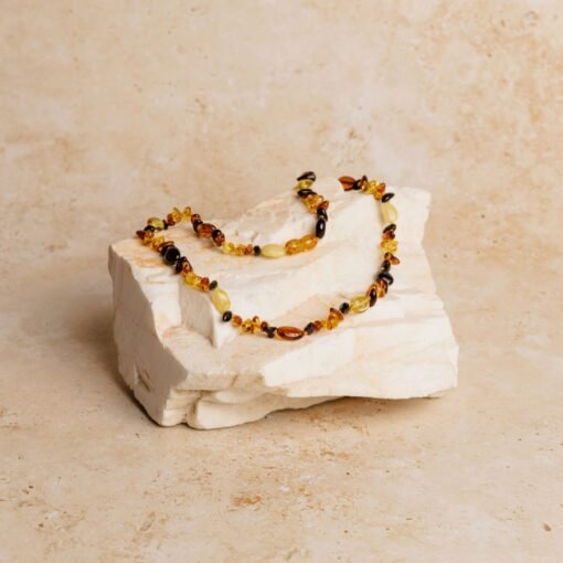 Amber necklace mixed amber beads